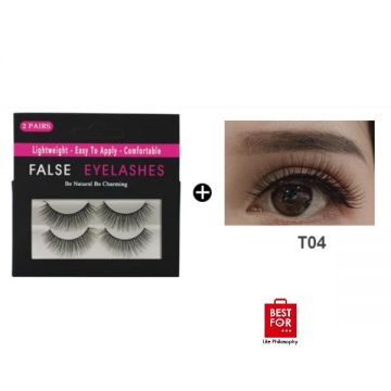 False Eyelash (Set of 2 Pairs)-T04