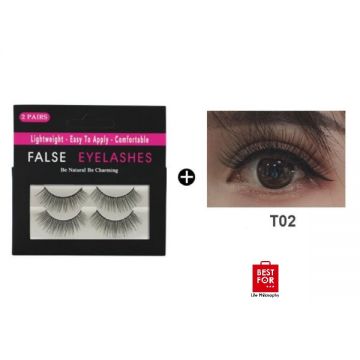 False Eyelash (Set of 2 Pairs)-T02