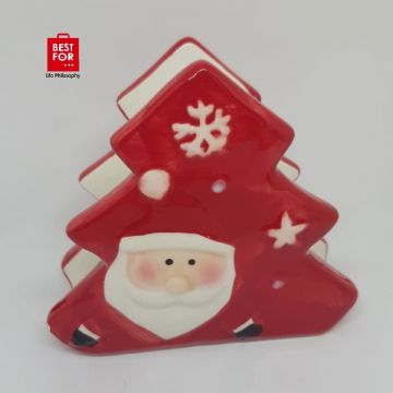 Christmas Ceramic Napkin Holder