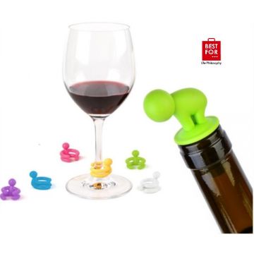 Silicone Wine Bottle Stopper