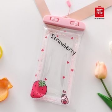 Strawberry Waterproof Mobile bag