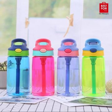 Kids Plastic Bottle with Straw