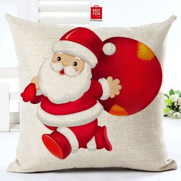 Red Christmas Pillowcase-Model 2