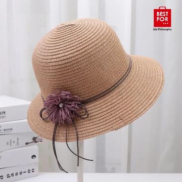Flower Straw Hat-Model 4