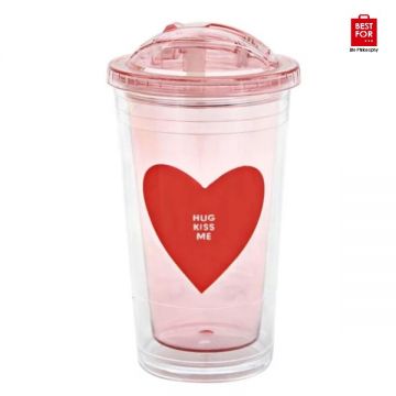 Double Layer Pink Cup-Model 3