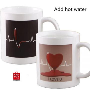 Heartbeat Color Changing Mug