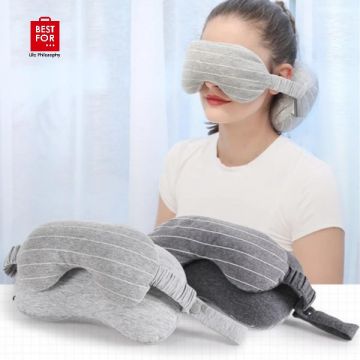 Travel Eye Mask and Neck Pillow