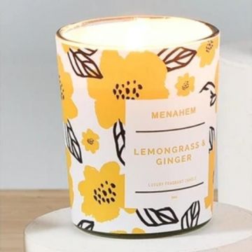 Glass Cup Scented Candle-Model 4