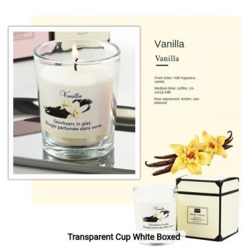 Rose and Vanilla Scented candles-Vanilla