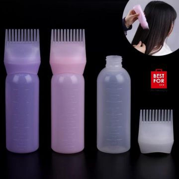 Hair Dyeing Bottle With Comb