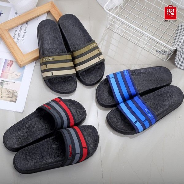 Colorful best sale mens slippers