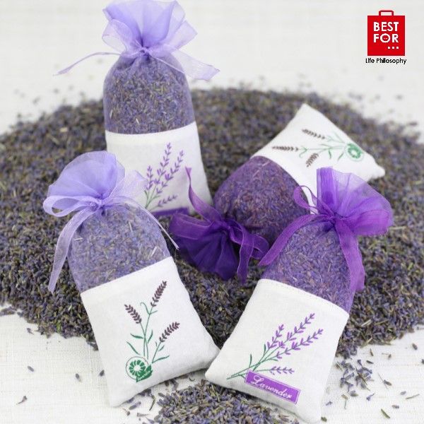 Dried Lavender Organza Sachet - Florabundance Wholesale Flowers